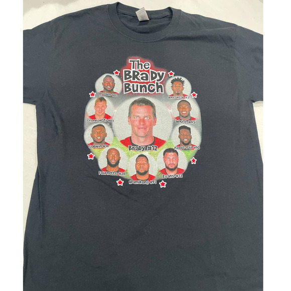 Brady Bunch Logo Black T-Shirt Large - Picture 1 of 6